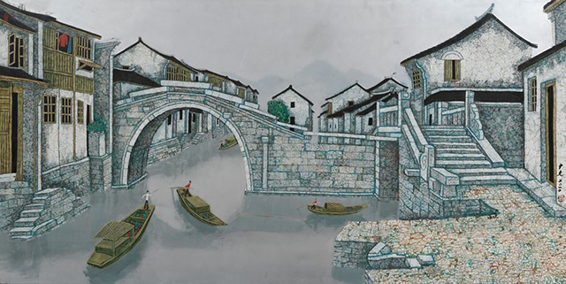 《周莊雙橋》.jpg